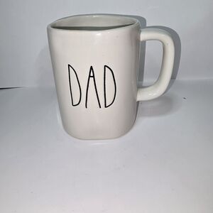 Rae Dunn Classic White 'Dad' Mug